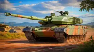 Illustration of the Condor tank with Turra 30 turret on a modernized Leopard 1 chassis.