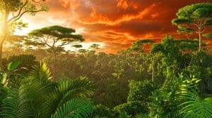 Illustration de la Terre en feu, symbolisant un avenir climatique menacé par l'inaction humaine.