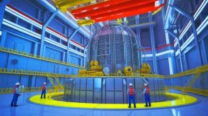 Illustration de l'acier CHSN01 utilisé pour les réacteurs de fusion nucléaire en Chine.