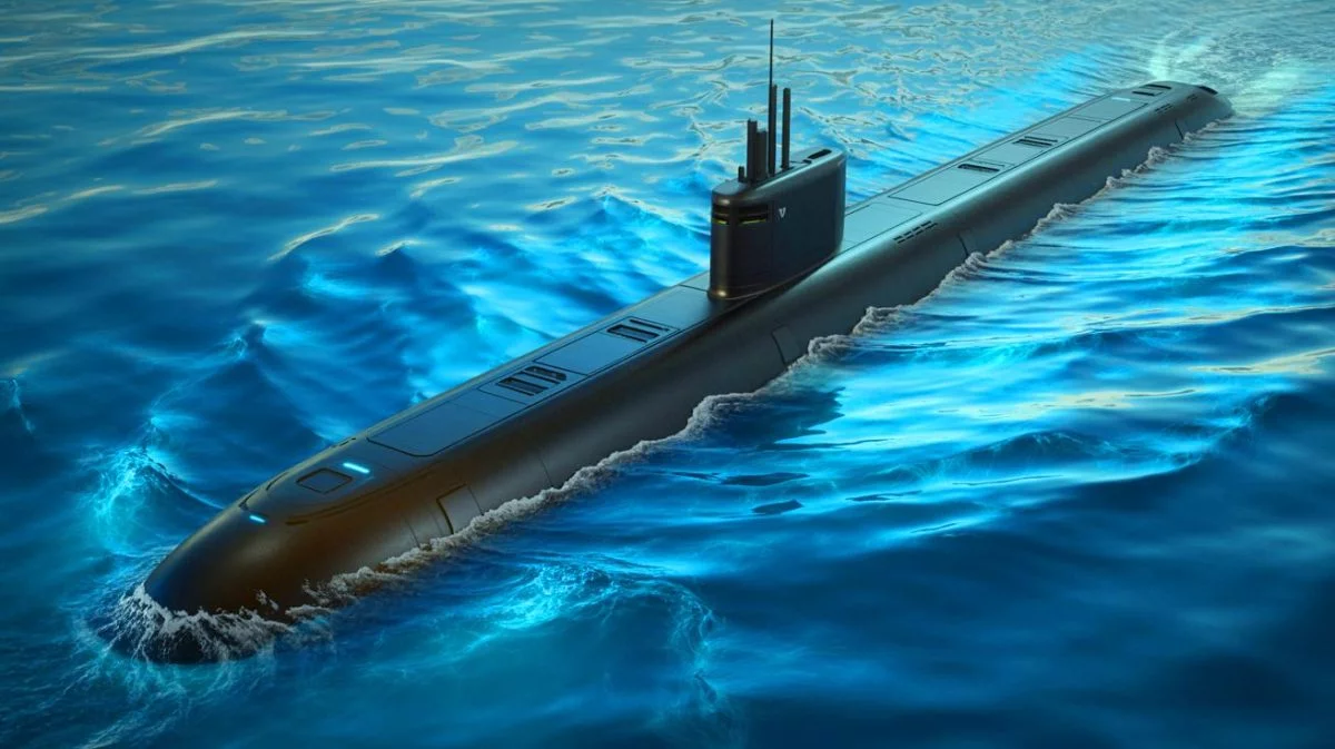 Illustration de l'innovation des sous-marins autonomes dans la marine américaine.