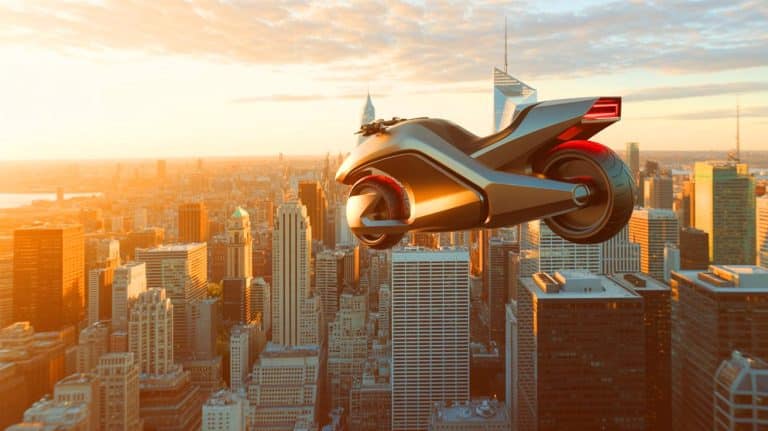 « Mon cœur explose, la moto vole à 200 » : L’Airbike propulsée par réacteur défie la gravité et promet une révolution de la mobilité urbaine individuelle