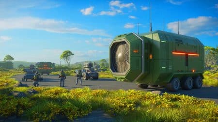 Illustration de la conception artistique du microréacteur transportable Pele.