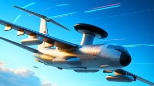 Illustration de la nouvelle technologie radar chinoise rendant les avions AEW&C presque indétectables.