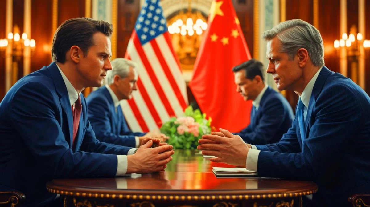 Illustration de la tension commerciale entre les États-Unis et la Chine autour des magnétites rares.