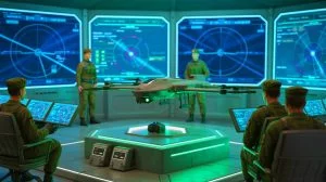 Illustration de l'impact des technologies de guerre électronique sur les stratégies militaires modernes.