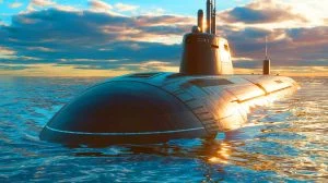 Illustration de la fuite d'informations sur le sous-marin nucléaire russe Knyaz Pozharsky.