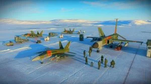 Illustration de l'activité militaire russe dans l'Arctique en préparation de tests de missiles Burevestnik.