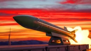 Illustration of the Flamingo missile showcasing its range and strategic significance in Ukraine's military innovation.