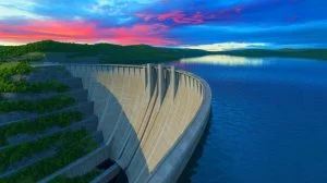 Illustration de l'impact des grands barrages sur le déplacement de l'axe terrestre.