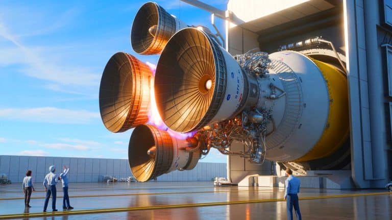 Propulsion spatiale : « l&rsquo;Allemagne en tête » avec l&rsquo;essai réussi d&rsquo;un moteur-fusée de 250 tonnes qui bouleverse l&rsquo;industrie européenne