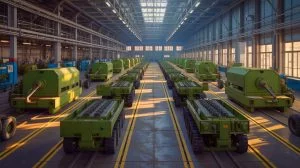 Illustration of the impact of international sanctions on Russia's military imports and defense capabilities.