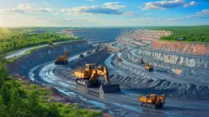 Illustration of Russia's seizure of a lithium-rich zone in Ukraine's Donetsk region.
