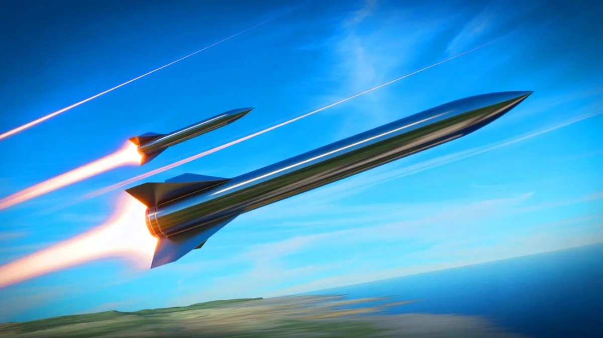 Illustration of the Mako hypersonic missile unveiled by Lockheed Martin.