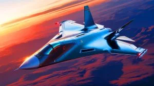Illustration de l'avion furtif chinois récemment révélé dans les images.