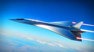 Illustration of an advanced hypersonic aircraft concept inspired by the rumored SR-72 "Son of Blackbird."