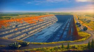 Illustration de la prise de contrôle par la Russie d'une zone riche en lithium en Ukraine.