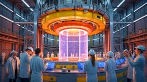 Illustration de la collaboration internationale autour du projet ITER et de sa capacité à révolutionner l'énergie mondiale.