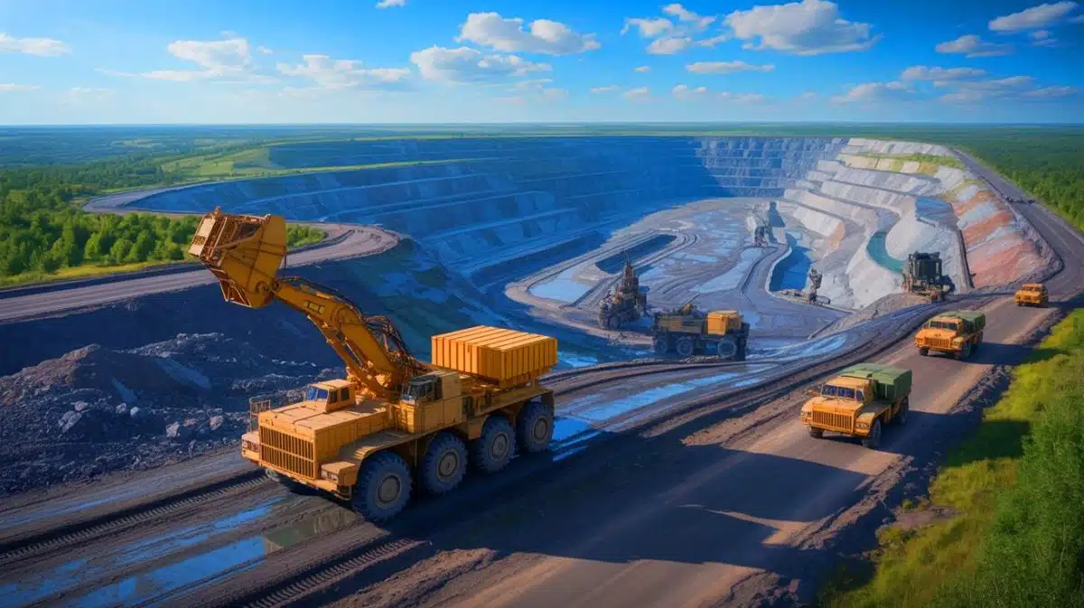 Illustration of a lithium-rich zone in Ukraine's Donetsk region, seized by Russian forces.