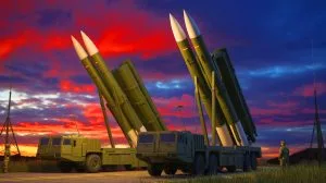 Illustration de la capacité stratégique des missiles hypersoniques Dark Eagle des États-Unis.