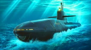 Illustration von der technologischen und historischen Bedeutung der USS Iowa in der modernen Marine.