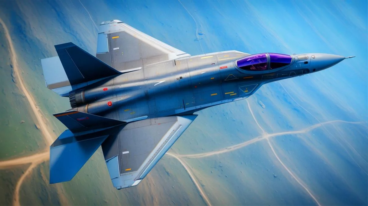 Illustration von der Entwicklung eines Kampfflugzeugs der sechsten Generation innerhalb des Future Combat Air System (FCAS).