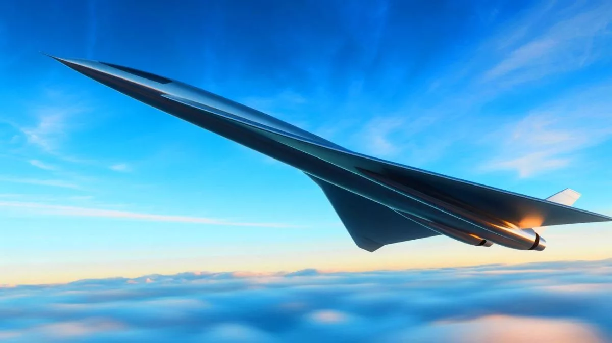 Illustration von einem hypothetischen SR-72-Flugzeug, das Mach 6 erreichen könnte.