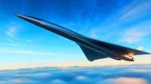 Illustration von einem hypothetischen SR-72-Flugzeug, das Mach 6 erreichen könnte.