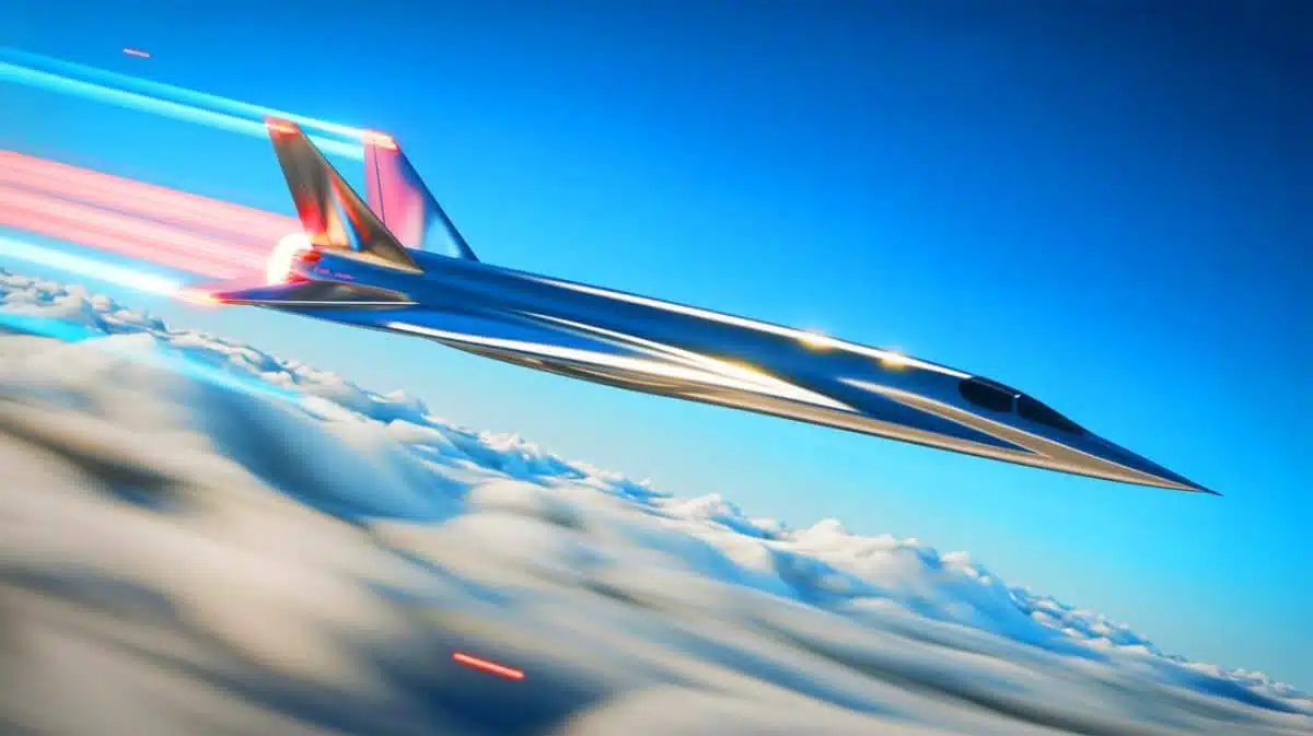 „Unfassbar schnell!“: Darkstar SR-72 rast mit Mach 6 und sendet schockierende Botschaft an Russland und China Illustration von einem hypothetischen Hyperschallflugzeug SR-72 in Entwicklung.