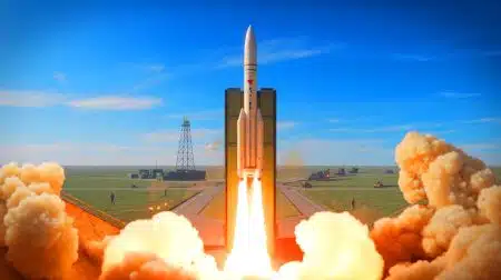 Illustration de la révélation stratégique du missile DF-5 par la Chine.