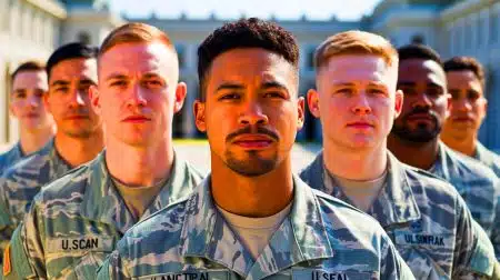 Illustration de la nouvelle politique de rasage imposée aux soldats américains et de ses implications sur la diversité.