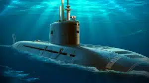 Illustration de la modernisation des systèmes de communication des sous-marins de l'US Navy par SERCO.