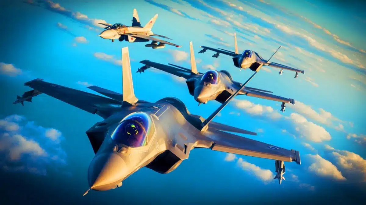 Illustration de la réponse des forces de l'OTAN aux incursions aériennes russes.