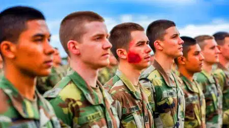 ”Sie foltern kranke Schwarze Soldaten”: Pentagon Ignoriert Medizinische Hauterkrankungen Bei Afroamerikanern Und Zwingt Sie Zum Blutigen Rasieren Illustration von der neuen Regelung zur Begrenzung der Rasurausnahmen in der US-Armee.