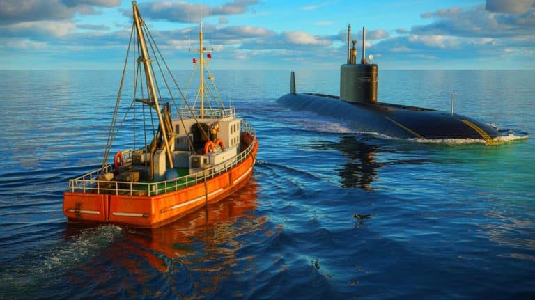 « On a vu l’impensable » : un chalutier croise un sous-marin russe armé de missiles nucléaires et plonge la Bretagne dans la peur totale
