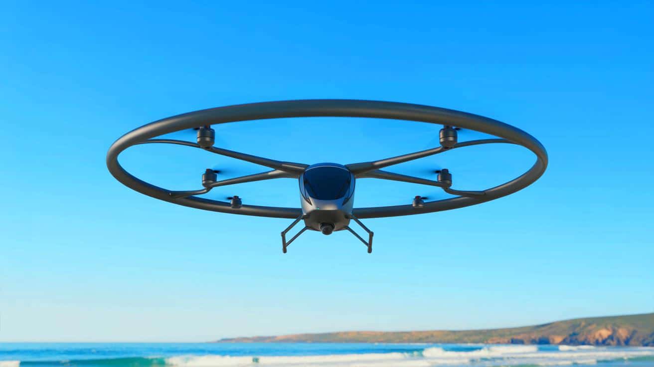 “China’s UFO Drone Looks Like Gimbal”: Elliptical VTOL Aircraft Doubles Lift Efficiency While That Ring-Wing Design Flies at Zhengzhou University