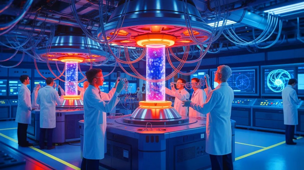 Illustration de l'Université de Durham testant des fils supraconducteurs pour le projet ITER.