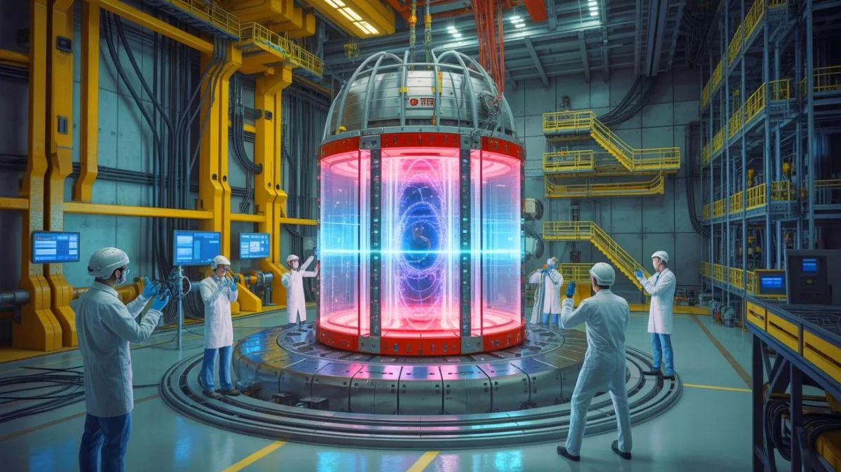 Illustration von supraleitenden Drähten für den Einsatz im ITER-Fusionsreaktor.