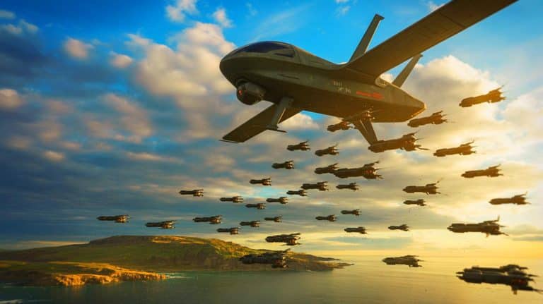 „China entfesselt 100 Todesdrohnen gleichzeitig“: Jiu Tian Mutterschiff vernichtet ganze Armeen während Amerika hilflos zusehen muss und zittert