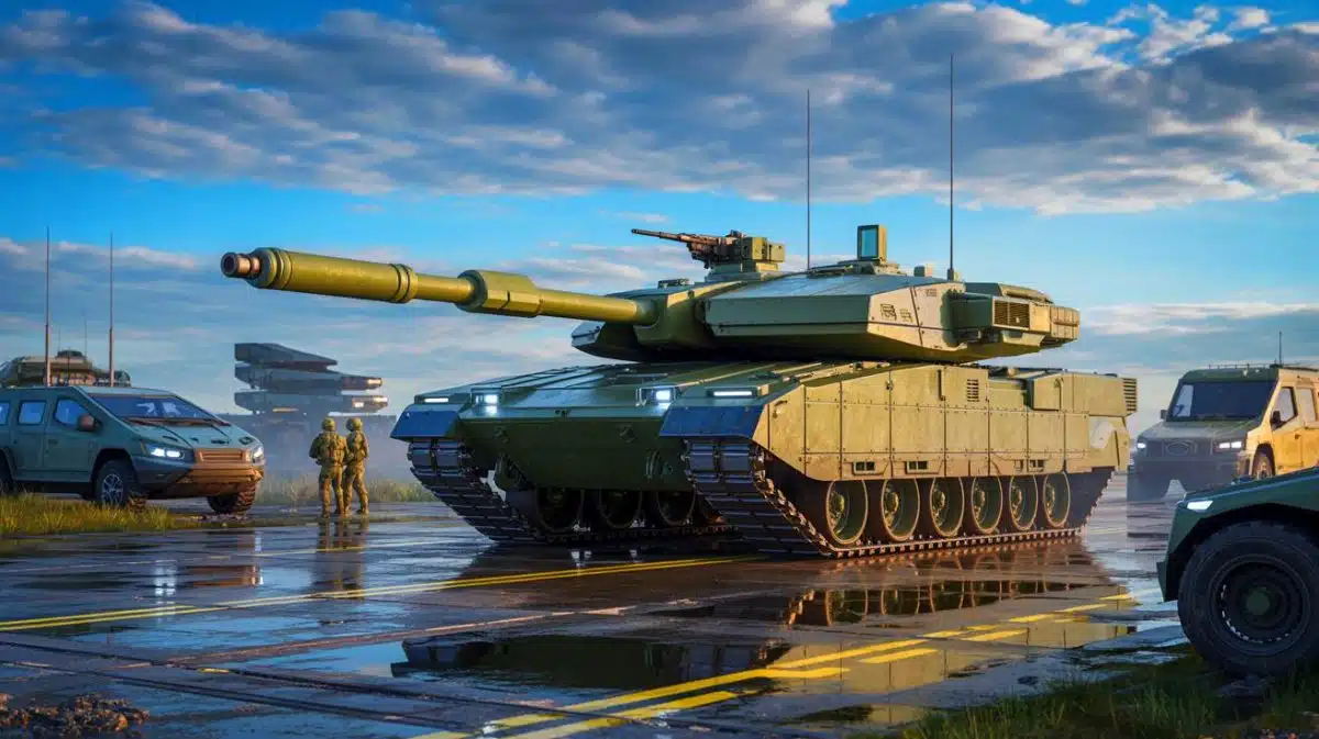 Illustration of the MARTE fifth-generation main battle tank developed by Europe.