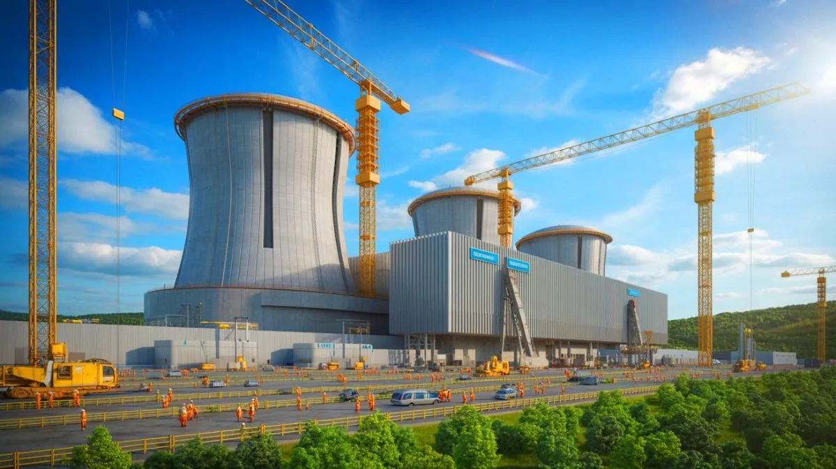 Illustration de la technologie BWRX-300 pour le premier réacteur nucléaire modulaire en Pologne.