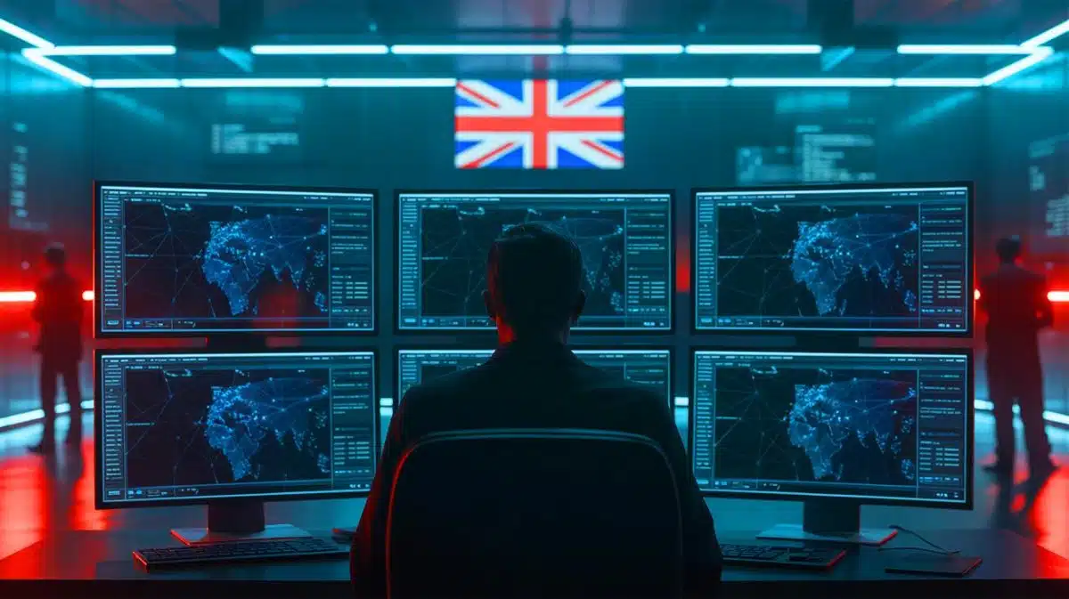 Illustration de l'initiative du MI6 avec le portail "Silent Courier" sur le dark web pour recruter des informateurs.