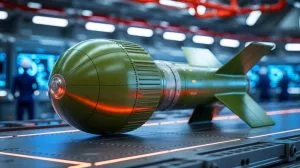 Illustration de la nouvelle génération de bombes anti-bunker développée par l'armée de l'air américaine.