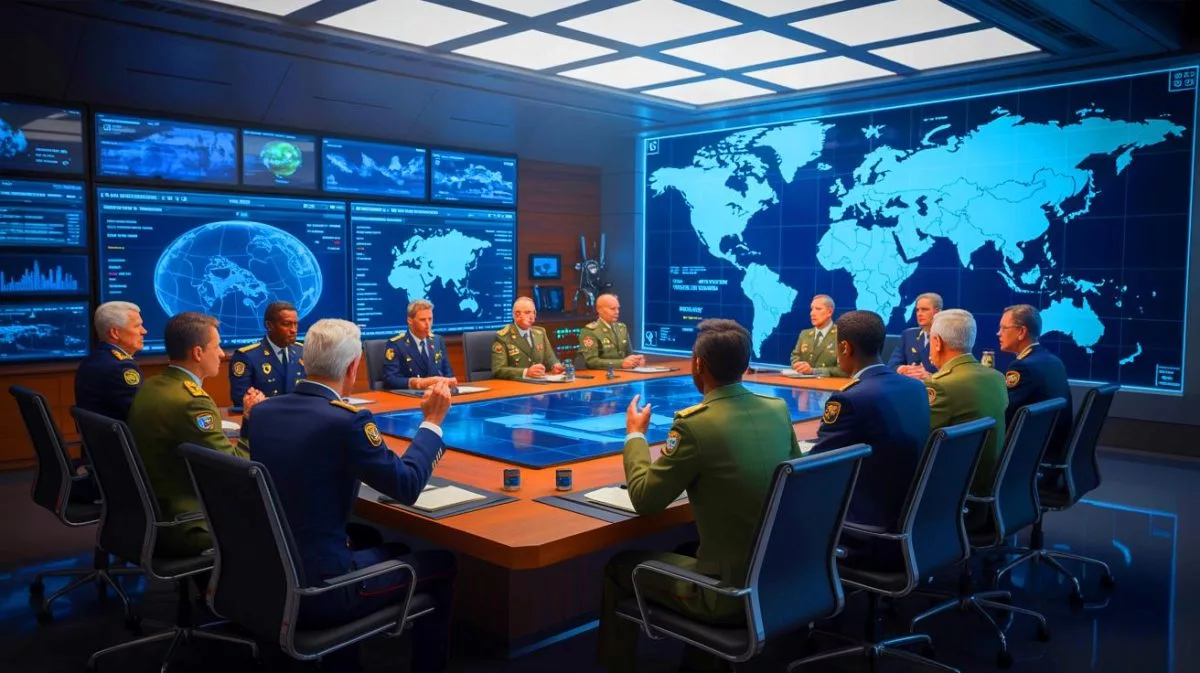 Illustration de l'ampleur des dépenses militaires des États-Unis en 2024 comparées aux autres nations.