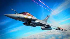 Illustration von der Entscheidung Portugals, den F-35 durch den Rafale-Kampfjet zu ersetzen.
