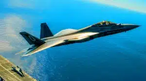 Illustration of Boeing's F/A-XX sixth-generation fighter jet concept for the U.S. Navy's carrier-based aircraft competition.