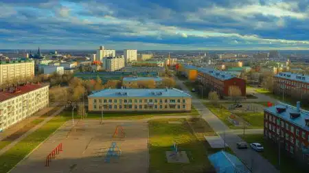 Illustration of the demographic crisis in Russia amidst geopolitical tensions.