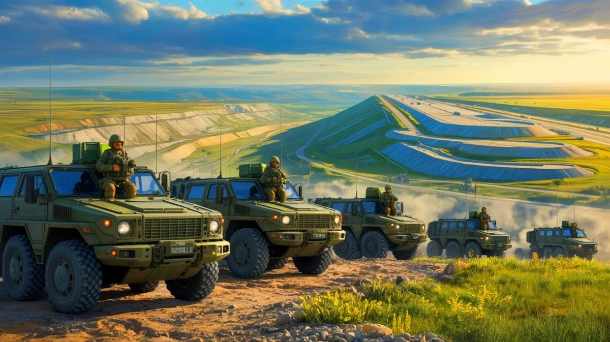 Illustration of Russian Forces Occupying a Lithium-Rich Area Near Shevchenko in Ukraine's Donetsk Region.