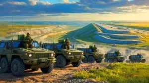Illustration of Russian Forces Occupying a Lithium-Rich Area Near Shevchenko in Ukraine's Donetsk Region.