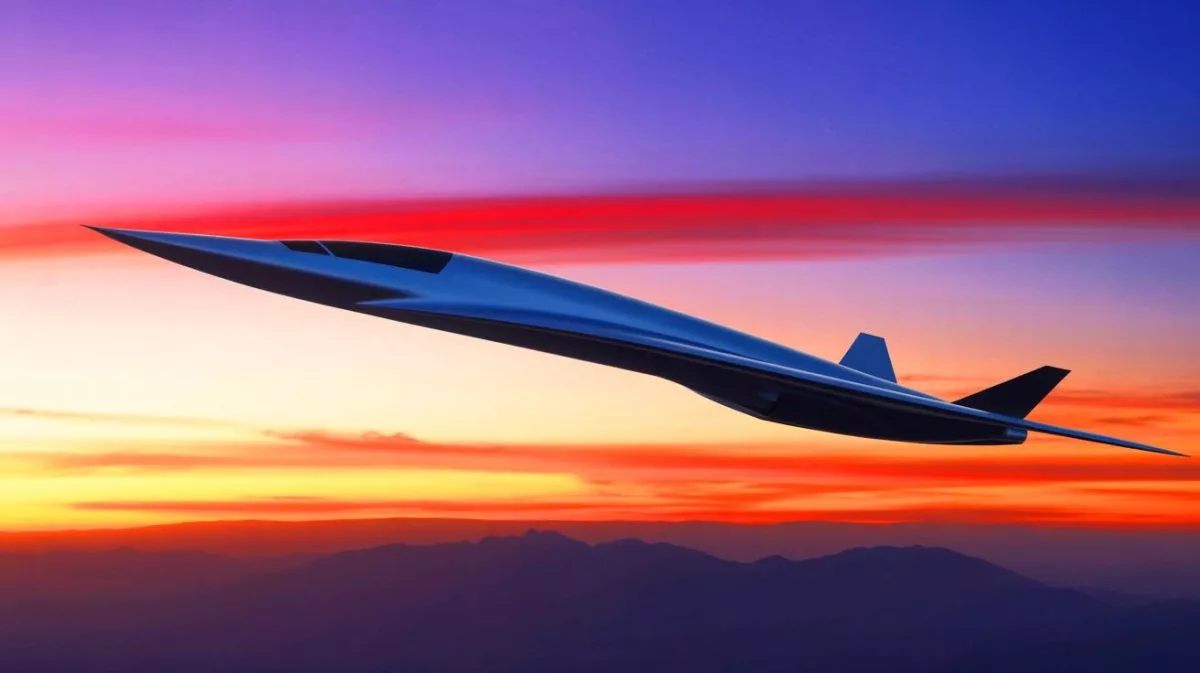 Illustration von einem hypothetischen hyperschallschnellen SR-72-Flugzeug, das die Zukunft der militärischen Luftfahrt prägen könnte.