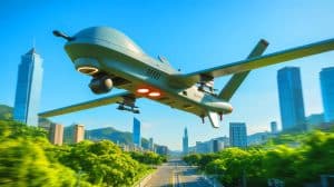 „Wir überwachen jeden Schritt Chinas“: Taiwan startet geheime Killerdrohnen die Peking komplett hilflos machen und Krieg auslösen Illustration von der AR3-Drohne und ihrer Rolle in der internationalen Verteidigungszusammenarbeit.